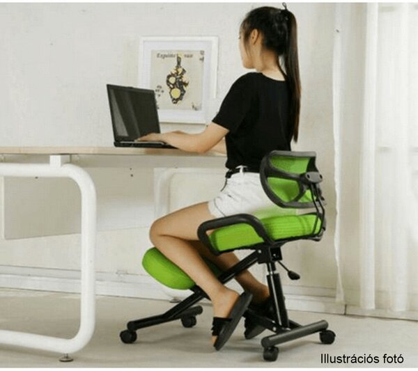 Ergonomikus zsámoly, rózsaszín/fekete, RUFUS