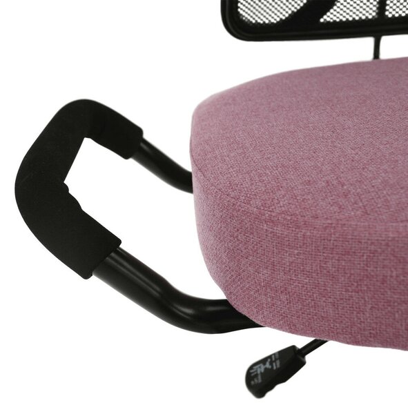 Ergonomikus zsámoly, rózsaszín/fekete, RUFUS