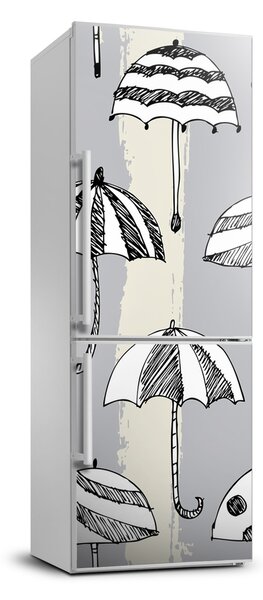 Dekor matrica hűtőre Esernyők
