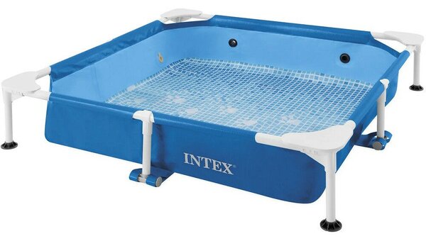 Intex Square Frame Pet Pool Set kisállat medence szett, 152 x 152 x 30.5 cm (48402)