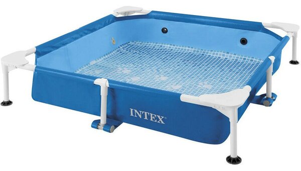 Intex Square Frame Pet Pool Set kisállat medence szett, 152 x 152 x 30.5 cm (48402)