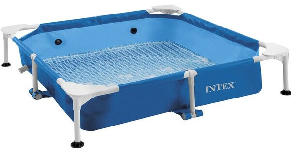 Intex Square Frame Pet Pool Set kisállat medence szett, 152 x 152 x 30.5 cm (48402)