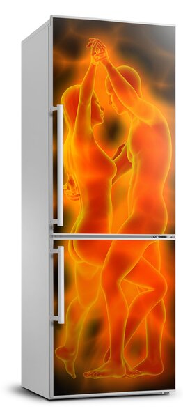 Dekor matrica hűtőre Táncoló pár