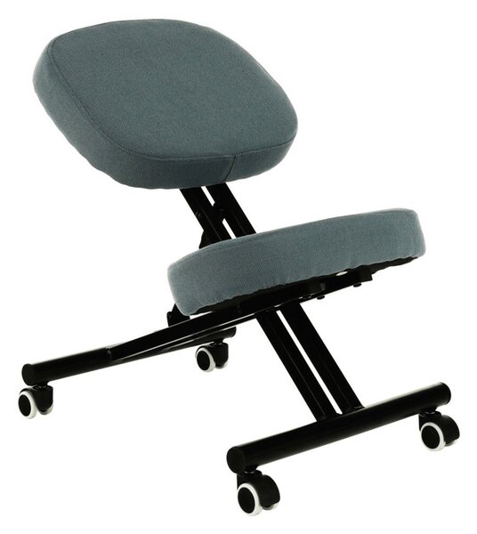 Ergonomikus zsámoly, világosszürke/fekete, KILIAN
