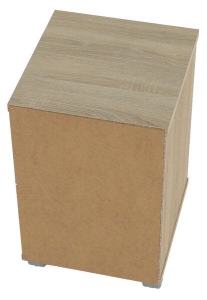 Irodai konténer, sonoma tölgy/fehér, JOHAN 2 NEW 12