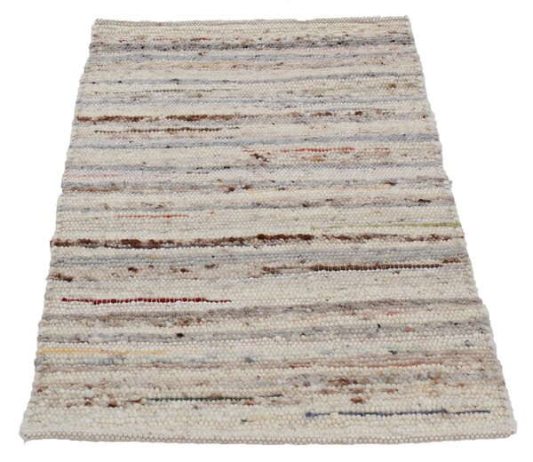Vastag gyapjú szőnyeg Rustic 71x131 szövött modern szőnyeg