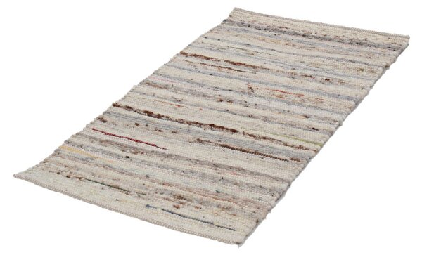 Vastag gyapjú szőnyeg Rustic 71x131 szövött modern szőnyeg