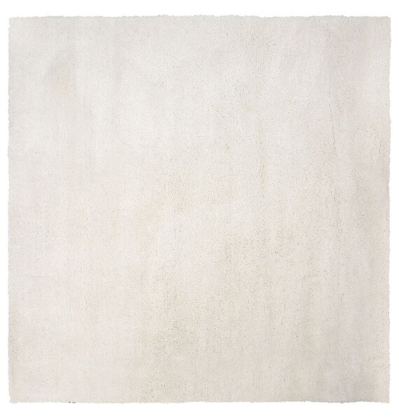 Fehér hosszú szálú szőnyeg 200 x 200 cm EVREN