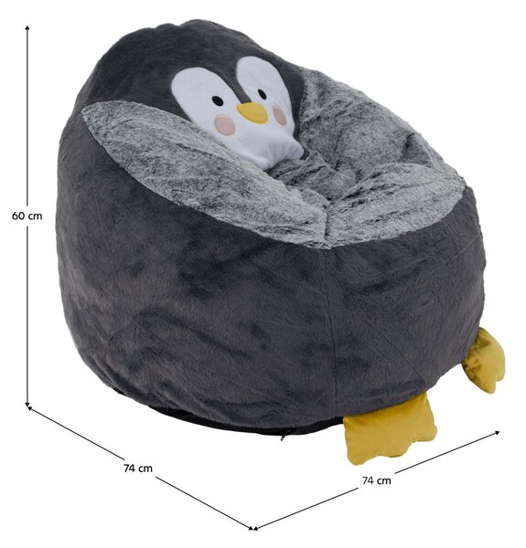 Babzsák pingvin, szürke, PINGO