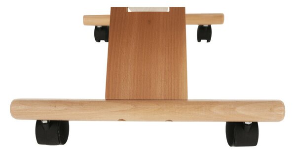 Ergonomikus térdelőszék, szürkésbarna Taupe/bükkfa, FLONET