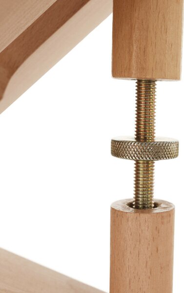 Ergonomikus térdelőszék, szürkésbarna Taupe/bükkfa, FLONET