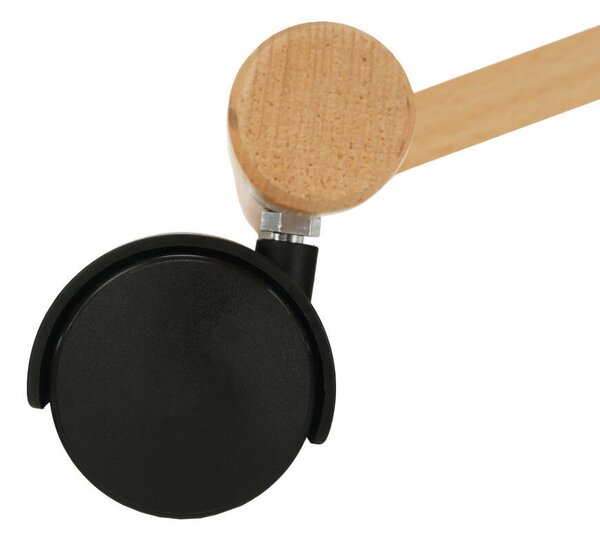 Ergonomikus térdelőszék, szürkésbarna Taupe/bükkfa, FLONET