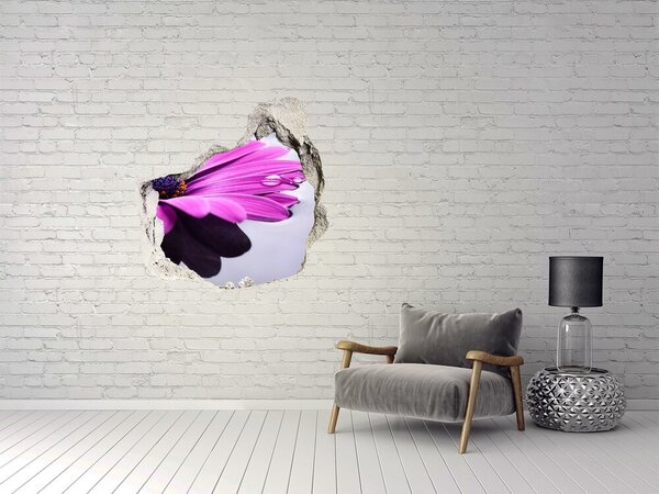 3d fali matrica lyuk a falban Gerbera
