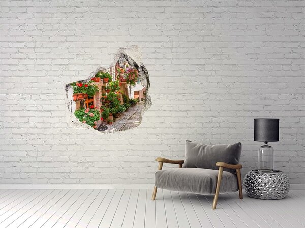 3d fali matrica lyuk a falban Olasz utcákon
