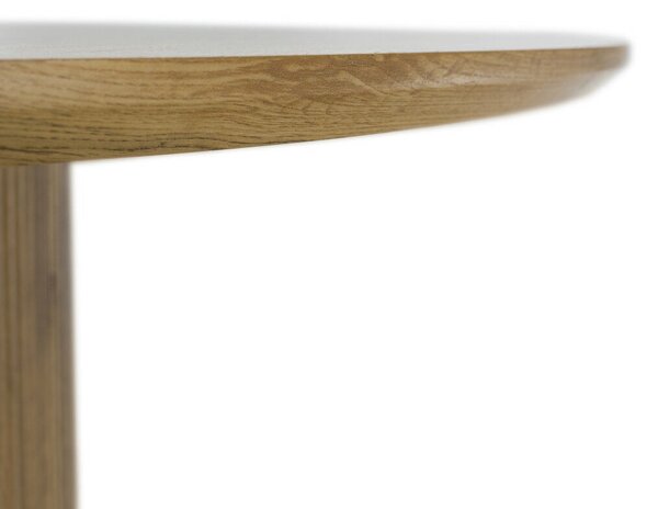 Étkezőasztal, tölgy, átmérő 120 cm, MAHIR TYP 2