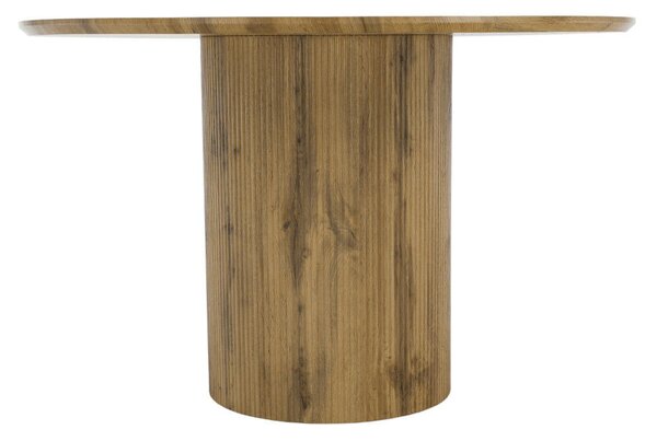 Étkezőasztal, tölgy, átmérő 120 cm, MAHIR TYP 2