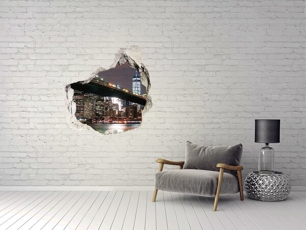 3d fali matrica lyuk a falban Manhattan new york