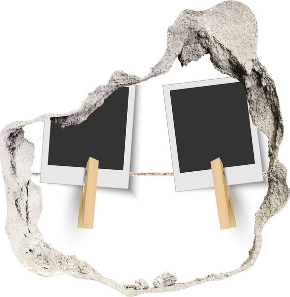 3d fali matrica lyuk a falban Képkeretek