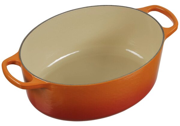 Le Creuset Signature 27cm Öntöttvas Főzőedény 4.1L - Narancssárga