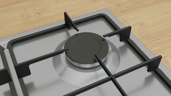 Bosch PGP6B5K60 Gázfőzőlap - nemesacél felület - Serie4