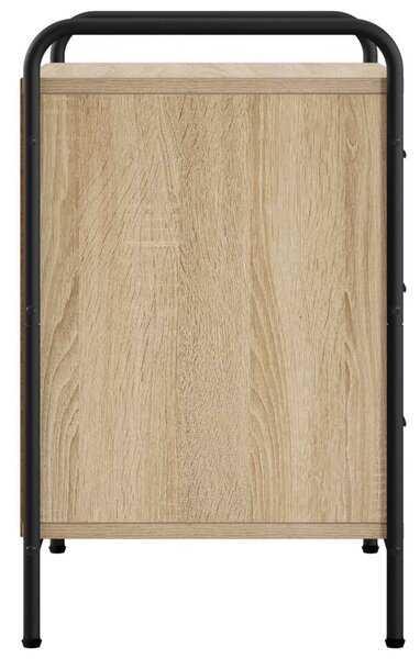 Éjjeliszekrény 2 db Sonoma Tölgy 48 x 36,5 x 60 cm Szerelt Fa