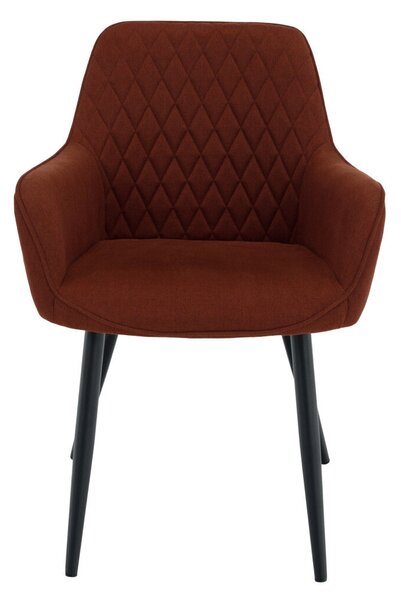 Design fotel, barna/fekete, OSKOR
