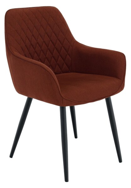 Design fotel, barna/fekete, OSKOR