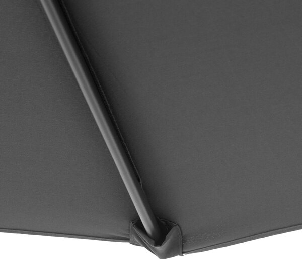 Outsunny Deluxe Karos Kerti Napernyő Tekerővel, Φ3m
