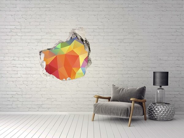Fali matrica lyuk a falban Geometriai háttér