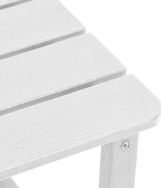 Kerti lounge szett 3 pcs Fehér HDPE