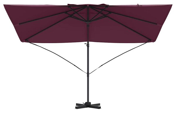 Cantilever Roma Napernyő Piros és Fekete 352 x 251 x 260 cm