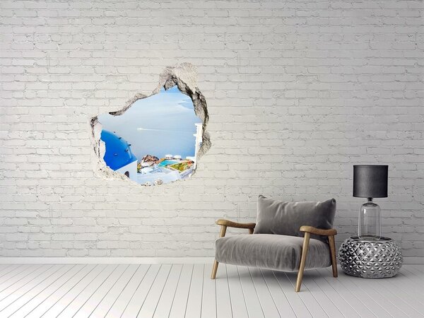 3d-s lyukat fali matrica Santorini, görögország