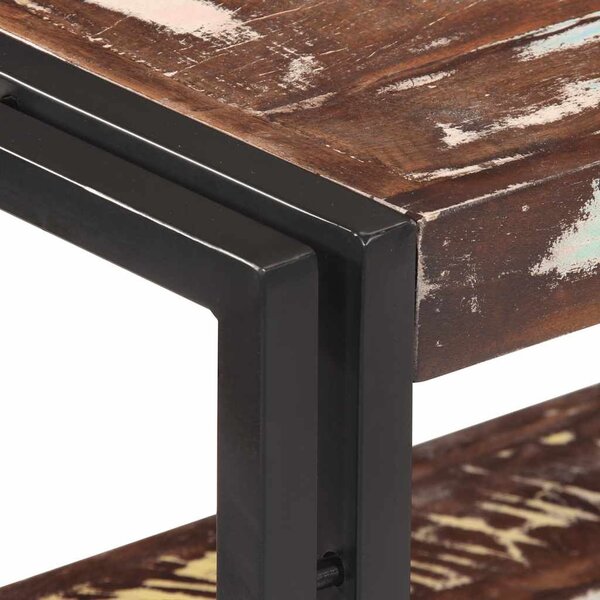 VidaXL tömör újrahasznosított fa tálalóasztal 90 x 30 x 75 cm