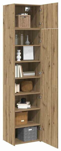 VidaXL Széf 2 db Artisan tölgy 50 x 41 x 225 cm