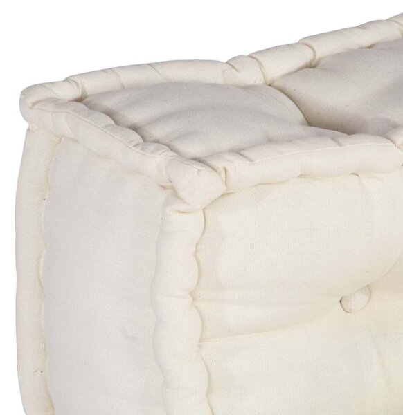 VidaXL Pallet Sofa Párna 2 db Szövet Krémszínű 120 x 80 x 38 cm