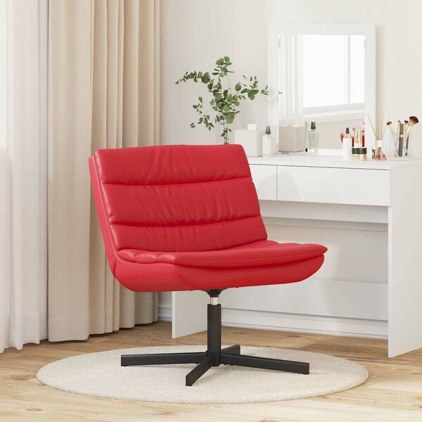 VidaXL Forgószék Piros 63 x 75 x 76 cm PU