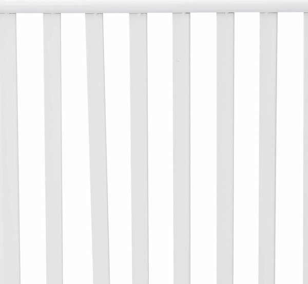 VidaXL Kerti pad Fehér 104 x 54 x 93cm Acél