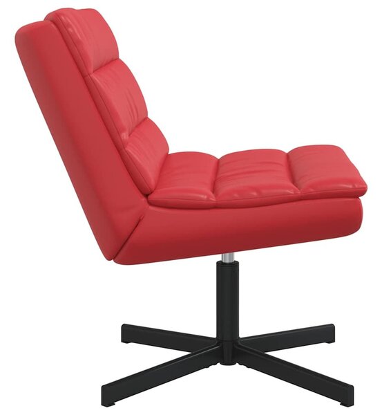 VidaXL Forgószék Piros 63 x 75 x 76 cm PU