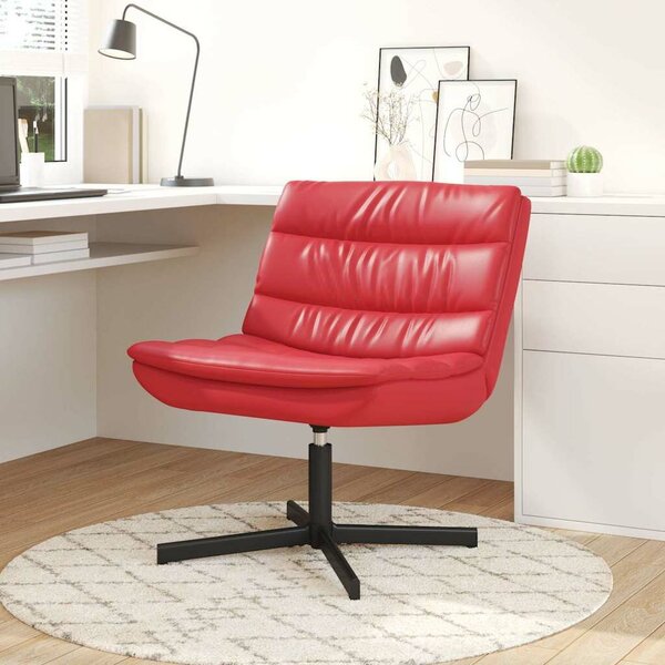 VidaXL Forgószék Piros 63 x 75 x 76 cm PU