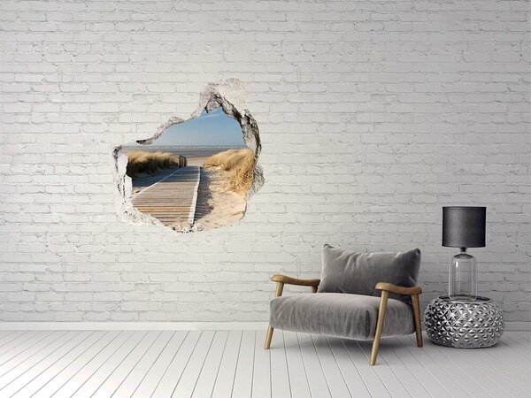 3d-s lyukat fali matrica Az útvonal a part