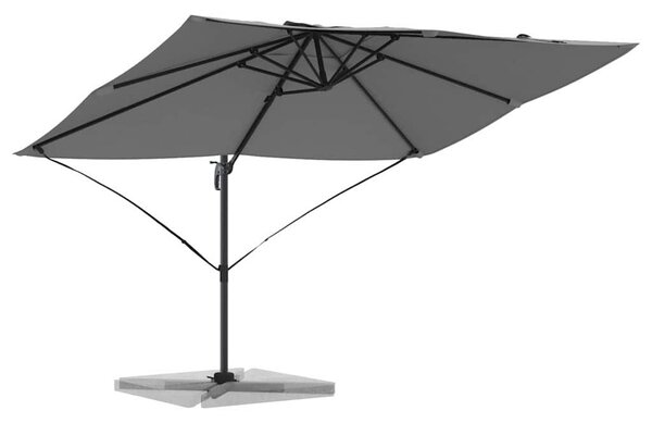 VidaXL Cantilever Roma Napernyő Antracit és fekete 352 x 251 x 260 cm
