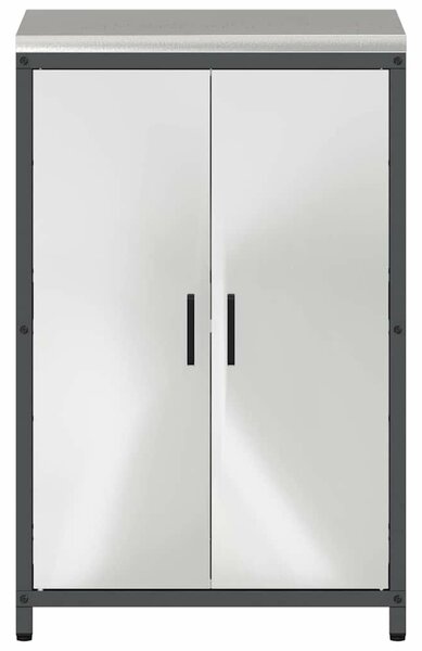 VidaXL Konyhai Tárolás HATTEM Ezüst 60 x 50 x 92 cm Acél