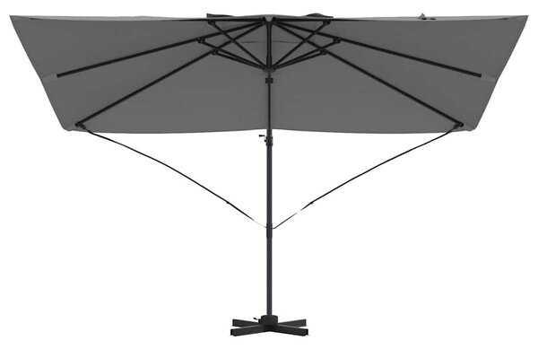 VidaXL Cantilever Roma Napernyő Antracit és fekete 352 x 251 x 260 cm