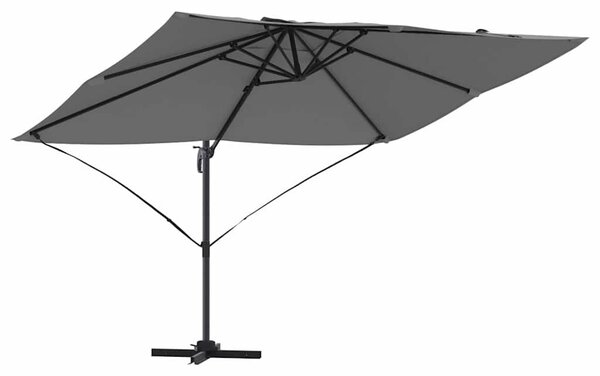 VidaXL Cantilever Roma Napernyő Antracit és fekete 352 x 251 x 260 cm