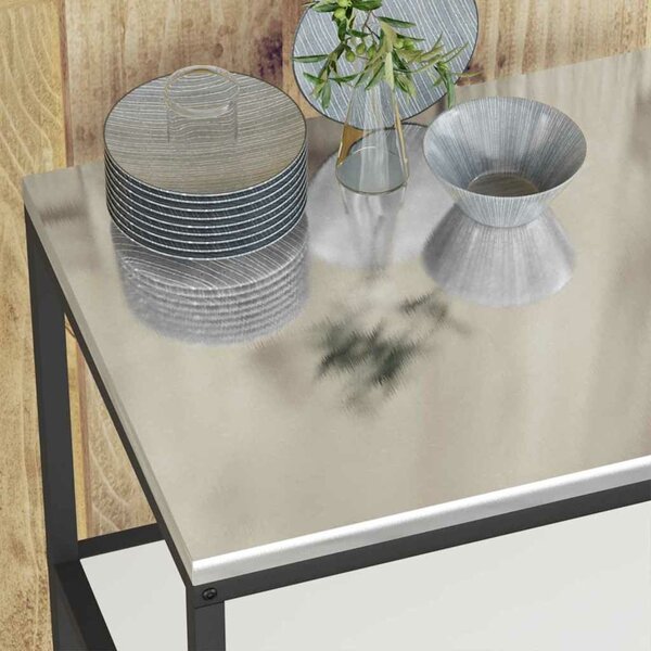 VidaXL Konyhai polcrendszer HATTEM Fehér 90 x 50 x 92 cm Acél