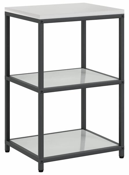 VidaXL Konyhai Tároló Készlet HATTEM 2 pcs Ezüst Horganyzott Acél