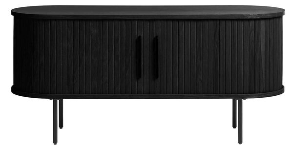 Design TV asztal Vasiliy 120 cm fekete tölgy