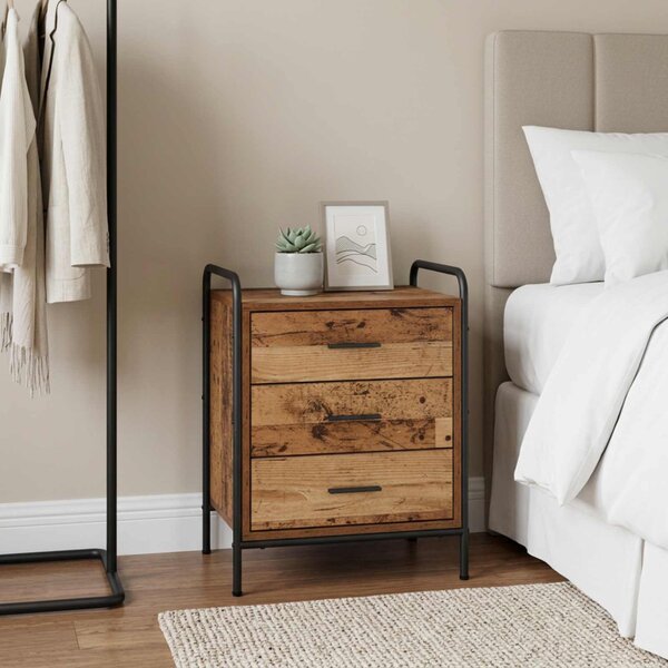 Éjjeliszekrény Antik Fa 48 x 36,5 x 60 cm Szerelt Fa