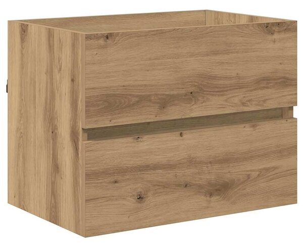VidaXL Fürdőszobai Bútor Készlet 2 pcs Artisan tölgy 57 x 37 x 45 cm