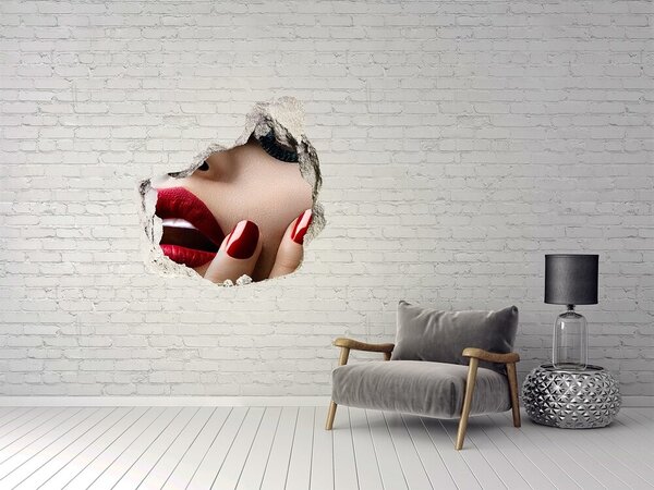 3d-s lyuk vizuális effektusok matrica Csipke maszk